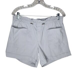 Athleta Trekkie North Shorts Light Grey Hiking Outdoor 10T